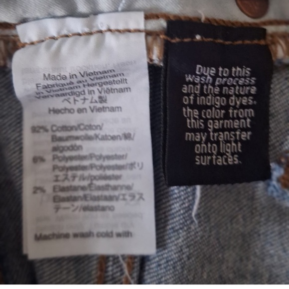 High Rise Madewell Cali Demi-Boot Jeans Sz 25 Button Fly Distressed Crop Flare - Picture 11 of 13